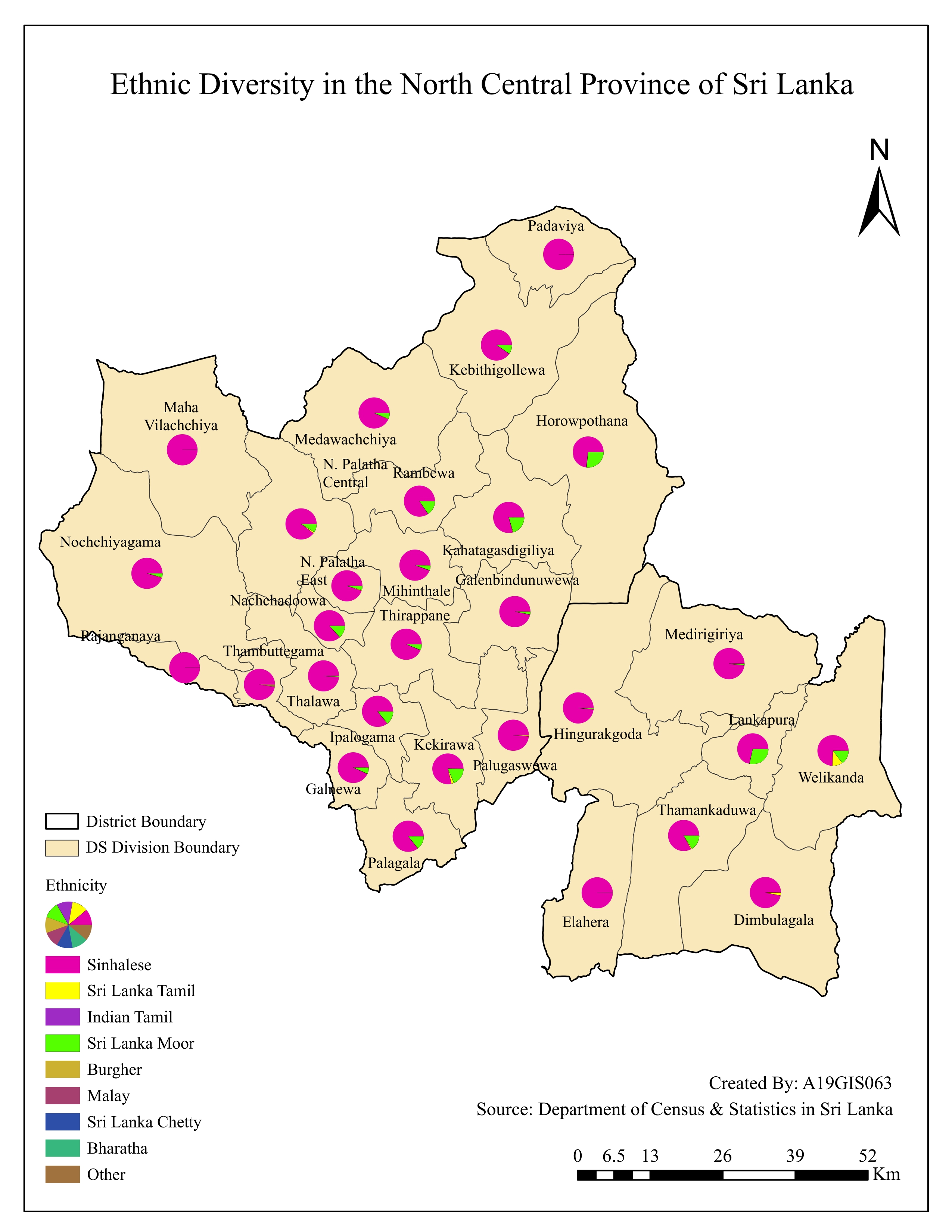 Ethnic Distribution Map